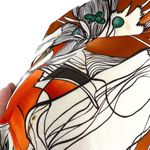 Escada Vintage Silk Butterfly Moth Floral Silk Button Photo 8