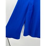 Rebel Top Women NWT 24W Royal Blue Long Bell Sleeve Keyhole Cutout Blouse Photo 2