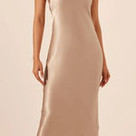 Shona joy NWT  La Lune Elegant One-Shoulder Cream Dress Photo 0