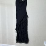 House Of CB  'Malila'‎ Black Ruffle Sheer Maxi Dress NW S Photo 11