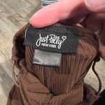 Princess Polly  Ariarne Flared Bottom brown Pant xs/s Photo 7