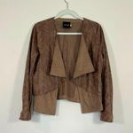 Lysse  Brown leathered/ textured jacket Photo 0