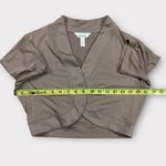 Women’s Soma Short Sleeve Crop Bolero Shrug Size XSmall Tan Photo 2