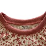 l*space L Hayes Star Print Stars Align Pink & Cream Crewneck Pullover Sweatshirt Photo 3
