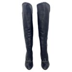 Christian Louboutin Clemence Botta 100 Over the Knee Boots Black Size 38.5 Photo 4