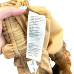 Abercrombie & Fitch  Shorts Faux‎ Vegan Leather High Waist Camel Tan Size Large Photo 9