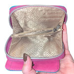 Relic  by Fossil Turquoise and Pink Bi-color Faux Leather Wallet Photo 4