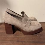 Ophelia Roe NWOT  Mod Square Toe 3.5 Inch Platform Penny Loafers Size 8.5 Photo 3