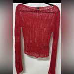 Urban Outfitters  Carla Long Sleeve
Laddered Slash Neck Knit Top. Size Large Photo 4