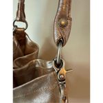 Frye  Melissa Gold Metallic Leather Hobo Bag Photo 5