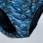 Illusions Blue Training Athletic Swimsuit Size 38 Large NWT #VEG Photo 2