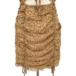 Illa Illa  Micro Floral Cut Out Cinched Mini Dress Size Large Cottagecore Photo 3