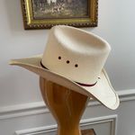 Genuine Shantung Straw Cowboy Cowgirl Hat 21” Small Photo 1