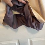 BCBG Maxazria Runway Strapless Dress Mini Party Cocktail Pleated Bustier Neutral Tan Size 0 Photo 5