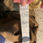 ZARA  cropped long sleeve gold blouse Photo 9