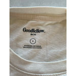 Goodfellow & Co Women's Cream Short Sleeve Tee with Red Hearts S Photo 2