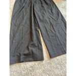 Madewell NWT Harlow Superwide-Leg Trouser Work Pants Brushed Twill Black Sz 4 Photo 5