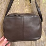 Etienne Aigner Vintage Small Chocolate Brown Leather Crossbody Purse Photo 1