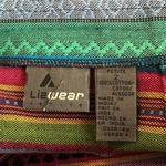Liz Claiborne Vintage Lizwear Southwest Aztec Striped Cotton Fringed Wrap Skirt Size 2P Photo 5