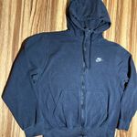 Nike  Black Zip-Up Hoodie Photo 1