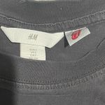 H&M Womens  Size Small GrayThe Rolling Stones T-shirt Photo 2