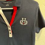 Tommy Hilfiger navy and white polo shirt Photo 2