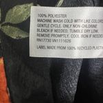 Xhilaration Jumpsuit Womens M Black Floral Satin Crepe Waist Tie V-Neck Fall Photo 5