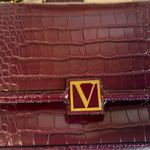 Victoria's Secret Victoria’s Secret Faux Snakeskin Crossbody bag Mulberry/Gold Photo 5