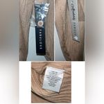 NWT Absolutely Famous Collared Faux Fur Sweater Tan Size L Photo 3