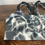 Victoria's Secret Women's So Strappy Tie Dye Sports Bra Gray White Black Small Photo 2