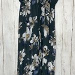 Entro green floral pleated wrap Maxi dress Photo 3