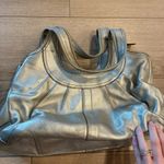 Coach  Ergo Kisslock Silver Pleated Leather Bag Metallic 12831 Shoulder Photo 7