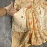 Coach  Apple‎ Print Dress Size 4 Peach Summer V-Neck Luxury Springtime Designer Photo 12