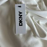 DKNY NWT   Plus Size Solid Knit Boat Neck Tulip Sleeve Sheath Dress White SZ-14W Photo 8