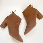 Stuart Weitzman  Gradiner Block Heel Pointed Toe Suede Boots Photo 0