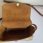 Patricia Nash Leather Floral Crossbody • Vintage Barrel Bag • Cylinder Style Photo 9