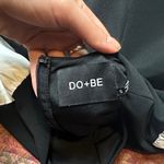 DO+BE COLOR BLOCK BLACK & WHITE BLOUSE Photo 1