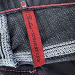 Guess Jeans Womens 6 28" Black White Stitching Barbara Straight Leg Premium Photo 6