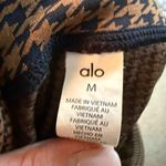Alo Yoga  Jacquard High-Waist Glenplaid Flutter Legging Size Medium Cinnamon Photo 11