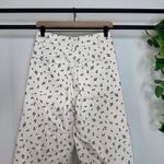 ZARA  The Marine Straight Crop Wide Leg Pants Floral Print size 6 Photo 6