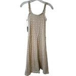 Jessica Simpson  Women's Beige Crochet A-line Midi Dress Size M Sleeveless Photo 5