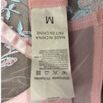 Avidlove  NWT Size Medium Pink Blue Sheer Lace Floral Underwire Lingerie Bra Photo 2