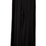 Boston Proper  Black Rayon Wide Leg Flare Palazzo Pants Size Medium Photo 5