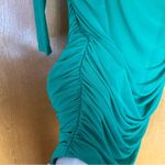 Selfie Leslie Dream Catcher Long Sleeve Ruched Mini Dress Green Size XL Photo 3