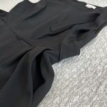 Calvin Klein Sleeveless Tie Belt Black Jumpsuit Cropped Wide Leg Size 12 Photo 5