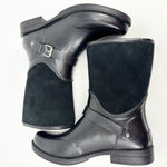 UGG  Sivada Boots Black Waterproof Suede Rubber Size 11 Rain Boots Photo 9