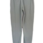 Athleta Brooklyn Textured Jogger Pants Sz 4 Subtle Stripe Coast Grey Photo 3