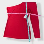 Bisou Bisou NWT Red One Shoulder Top Size Small Going out, Boho Photo 2