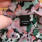 EXPRESS Floral Ruffle Tank Top Womens Size Small Sleeveless Blouse Casual Cute Photo 4