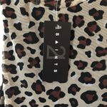 21 Saints Womens Animal Print Sleeveless Bodysuit Black Photo 2